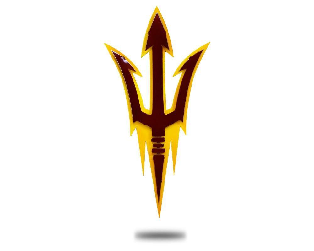 Asu Pitchfork Logo - Arizona State University - Hex Head Art