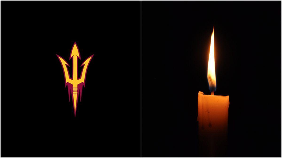 Asu Pitchfork Logo - Arizona State pitchfork logo looks like a candle, per Herm Edwards ...