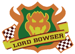 Bowser Logo - List of sponsors in Mario Kart 8 and Mario Kart 8 Deluxe
