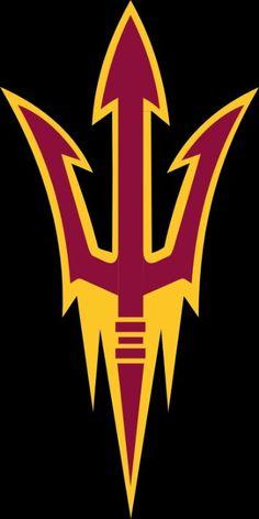 Asu Pitchfork Logo - Arizona State Sun Devils 2011-Pres Primary Logo Iron On Sticker ...