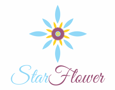 Star Flower Logo - Check out new work on my @Behance portfolio: 