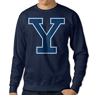Yale Y Logo - kK Men's Yale Y Logo Classic Sweatshirt Navy 3X: Amazon.co.uk: Clothing