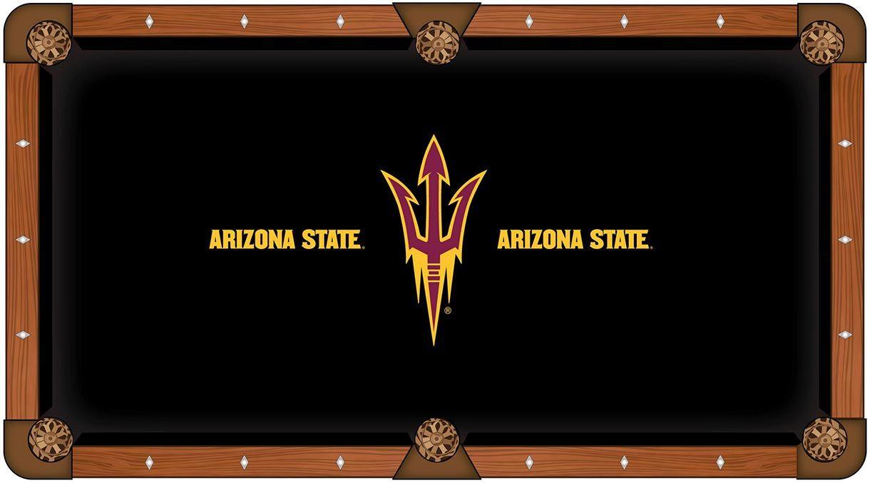 Asu Pitchfork Logo - Arizona State Sun Devils Pool Table * Pitchfork Logo Billiard Table