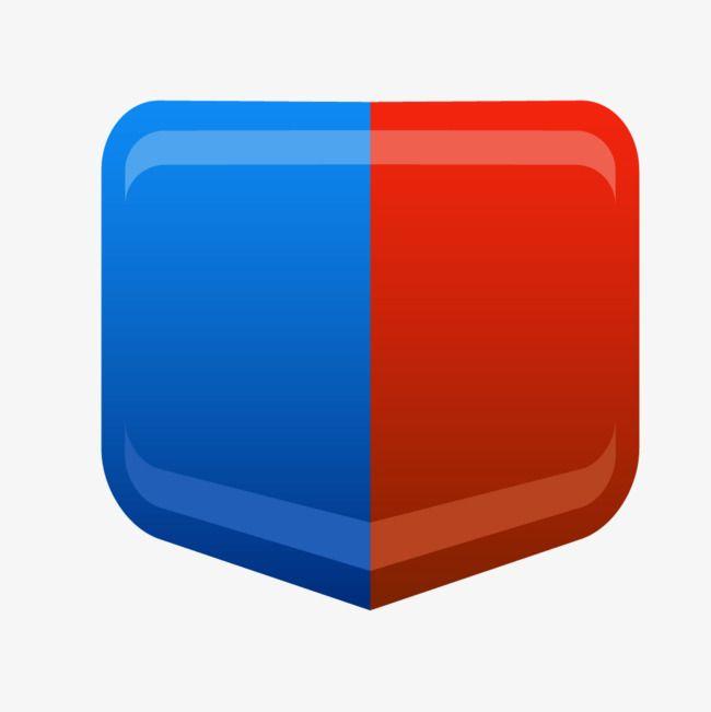 Blue and Red Shield Logo - Blue And Red Shield Icon, Blue Vector, Shield Vector, Icon Vector ...