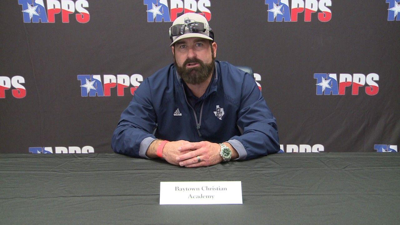 Baytown Christian Logo - Baytown Christian Academy Football Pre Game Press Conference Coach