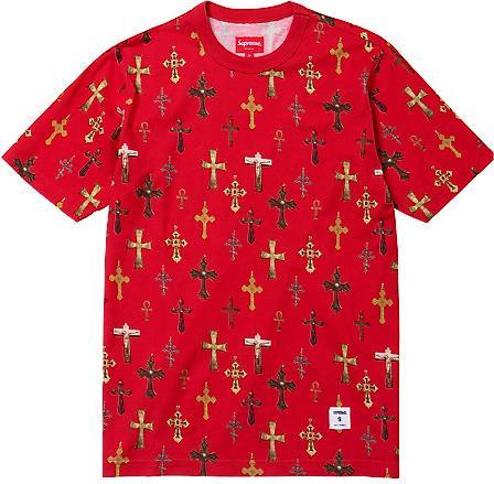 Red Cross Box Logo - TONNEAU: SUPREME (shupurimu) Crosses Tee Red Cross T shirt box logo