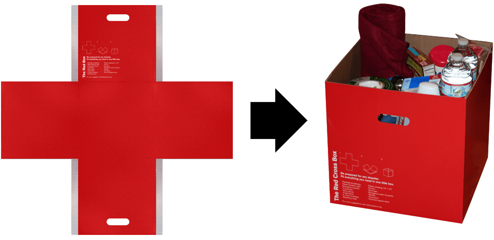 Red Cross Box Logo - The Red Cross Box