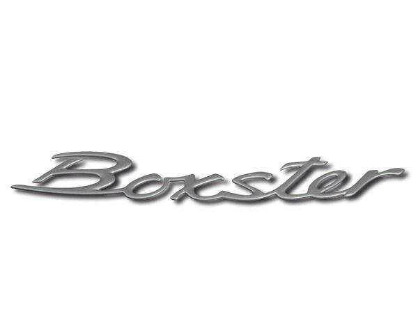 Porsche Boxster Logo - Logo Boxster in Titanium Metallic for Porsche 986