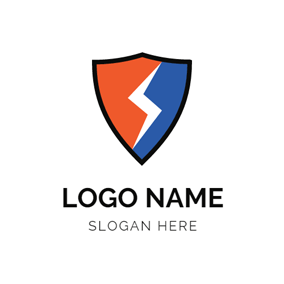 Blue and Red Shield Logo - 60+ Free Shield Logo Designs | DesignEvo Logo Maker