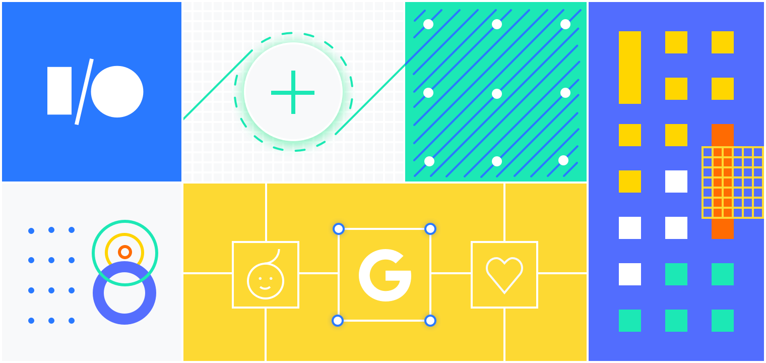 Google Material Design Logo - Homepage