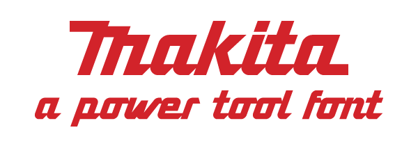 Makita Logo - Makita - Logotype Font on Behance