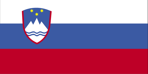 Blue and Red Shield Logo - Slovenia Flag