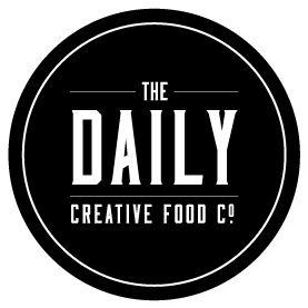 Black Anf White Food Logo - The Daily Creative Food Co.