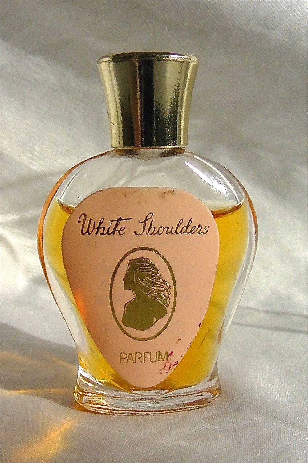 White Shoulders Perfume Logo - Vintage White Shoulders Parfum. White Shoulders. White