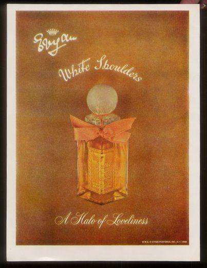 White Shoulders Perfume Logo - The Vintage Perfume Vault: White Shoulders: an American Beauty