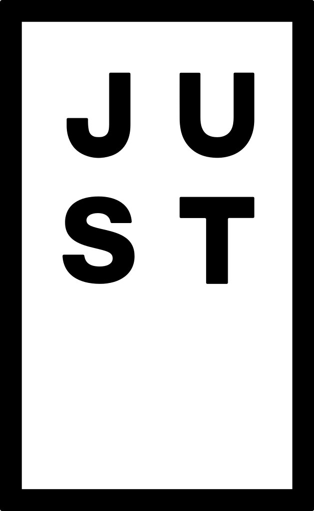 Black Anf White Food Logo - JUST, Inc.