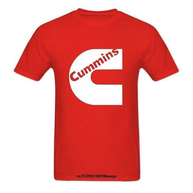 Funny Cummins Logo - Gildan funny t shirts Diy Men's Cummins Logo Short Sleeve Tech T