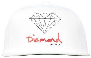 Diamond Fashion Logo - Diamond Supply Co OG Logo Snapback Hat Headwear Cap Lid Streetwear