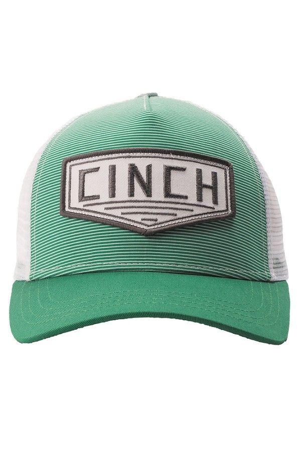 Grey and Green Ball Logo - Men's Cinch Mesh Snapback Ball Cap Green Logo MCC0041001-MUL