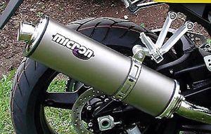 Micron Exhaust Logo - Micron Exhaust Large Oval Titanium Replacement Sleeve ONLY