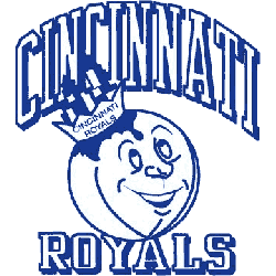 Blue Crown Cincinnati Royals Logo - Cincinnati Royals Primary Logo | Sports Logo History