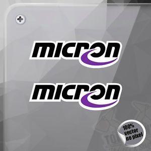 Micron Exhaust Logo - PEGATINA MICRON EXHAUST DECAL VINYL STICKER AUTOCOLLANT AUFKLEBER