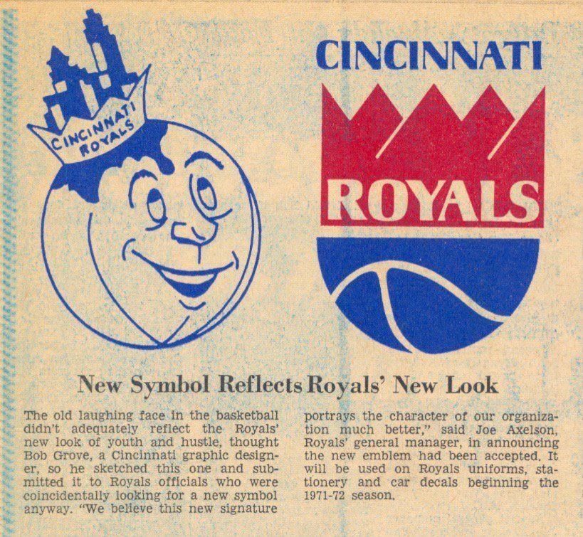 Blue Crown Cincinnati Royals Logo - Brand New: Royals' Spec Logo