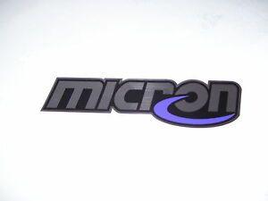Micron Exhaust Logo - Micron exhaust decal exhaust sticker badge heat resistant