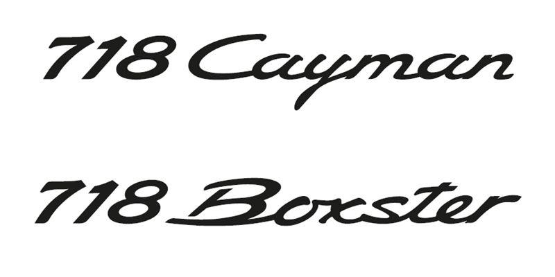 Porsche Boxster Logo - Porsche Boxster and Cayman Renamed to 718 Model Series from 2016 ...