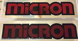Micron Exhaust Logo - MICRON EXHAUST DECALS KH250 RD400 Z1 900 GS1000 CB750