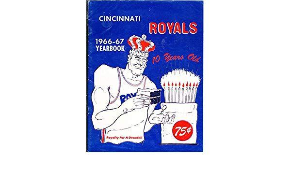 Blue Crown Cincinnati Royals Logo - 1966 - 1967 Cincinnati Royals Basketball Yearbook at Amazon's Sports ...