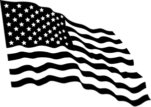 Black and White American Flag Logo - Black And White American Flag Png For Free Download On YA Webdesign