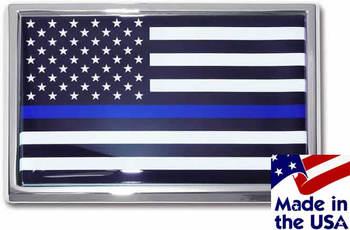 Black and White American Flag Logo - Police Thin Blue Line Black and White American Flag 3x5 AmEricas
