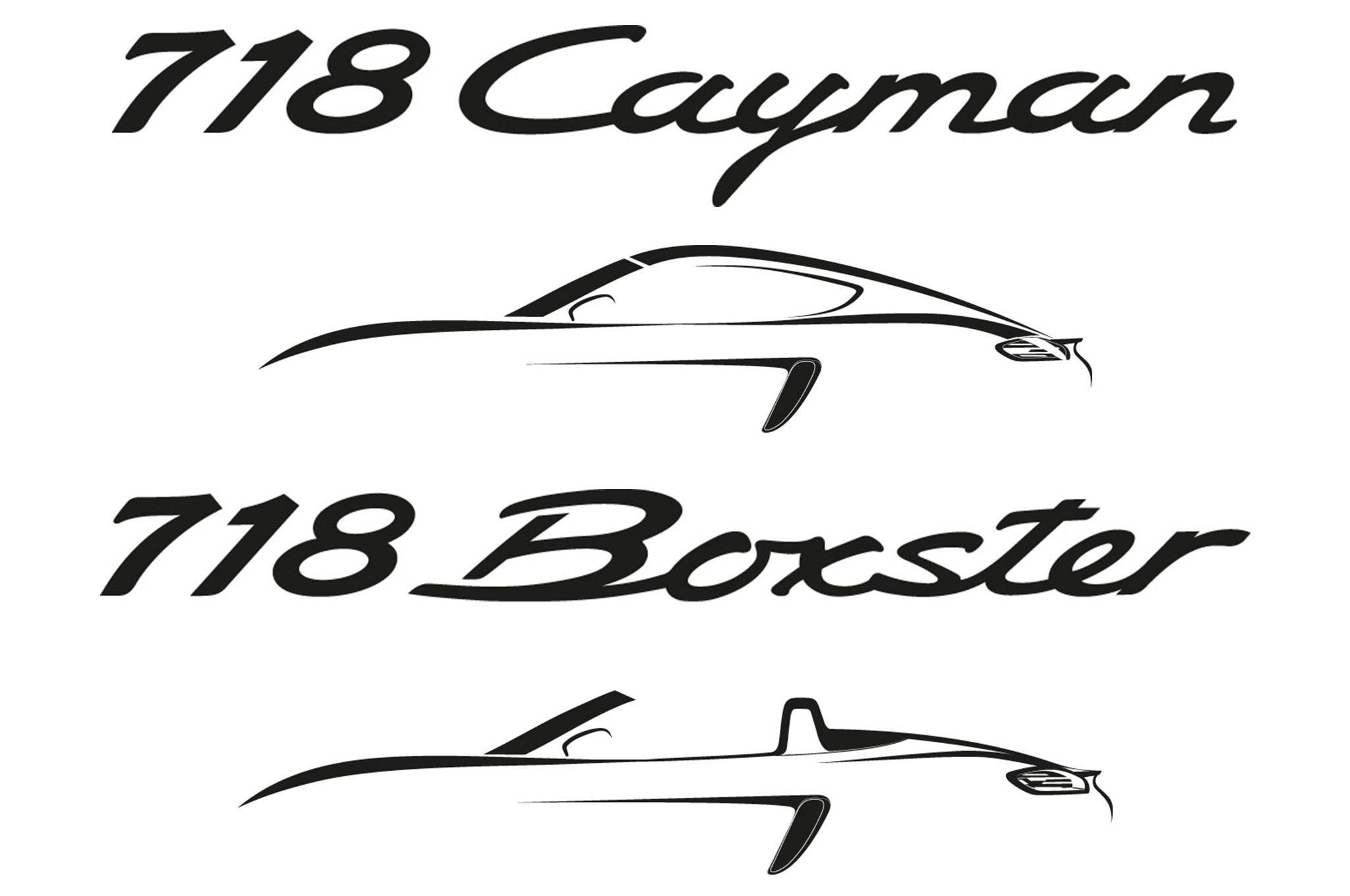 Porsche Boxster Logo - Porsche Boxster, Cayman To Be Renamed Go Four Cylinder In 2016
