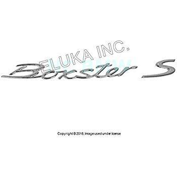 Porsche Boxster Logo - Porsche Emblem Boxster Black Rear Trunk 97- Boxster