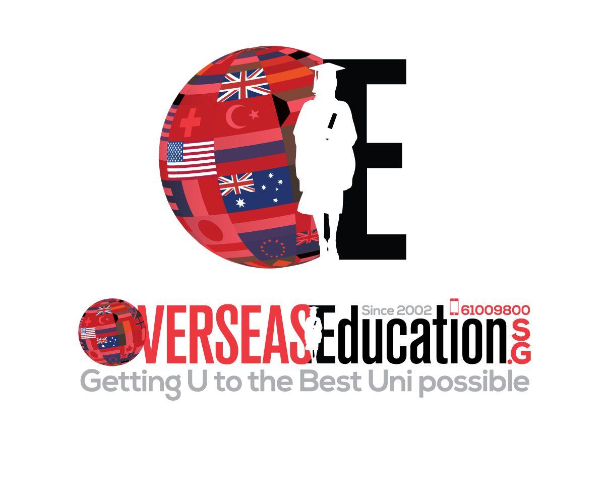 Hon Logo - Elegant, Upmarket, Education Logo Design for OverseasEducation.sg