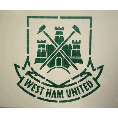 West Ham United Logo - West Ham united logo reusable STENCIL for home decor
