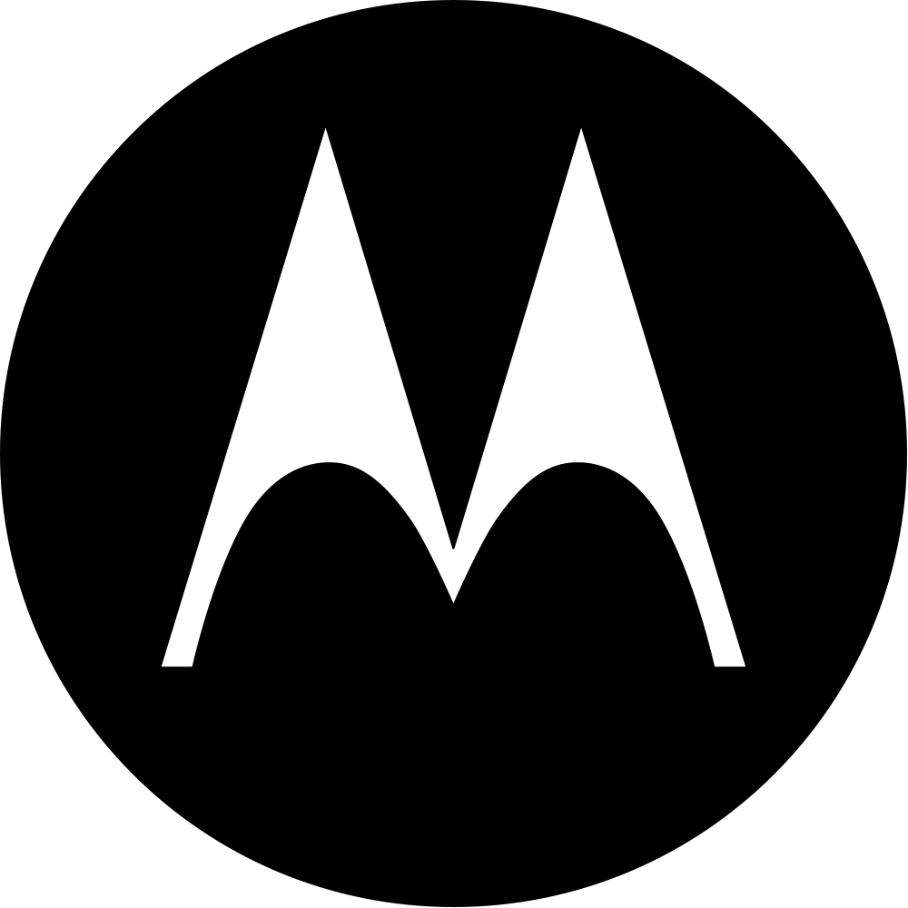 Black and White M Logo - Motorola M symbol black.svg