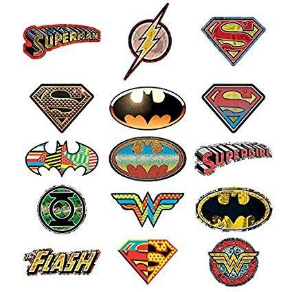 Justice League Logo - Amazon.com: DC Comics Justice League LOGO Stickers ( Series 2 ) Set ...