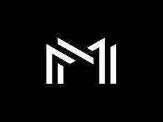 Black and White M Logo - Best Animation, logos image. Graph design, Logo ideas, Visual