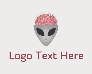 Pink Alien Logo - Alien Logo Maker | Best Alien Logos | BrandCrowd