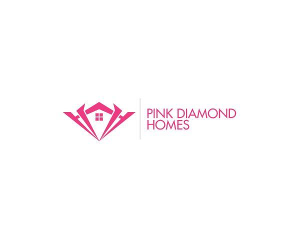 Pink Alien Logo - Bold, Upmarket, Building Logo Design for Pink Diamond Homes by Alien ...