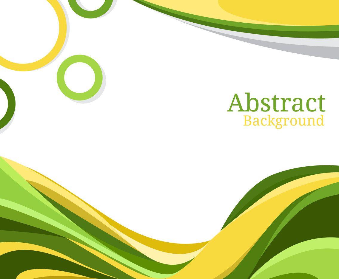 Yellow and Green Wavy Logo - Wavy Abstract Background Vector Art & Graphics | freevector.com