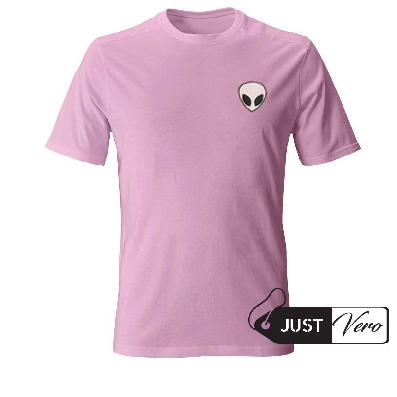 Pink Alien Logo - Alien Logo Light Pink T shirt size XS - 5XL