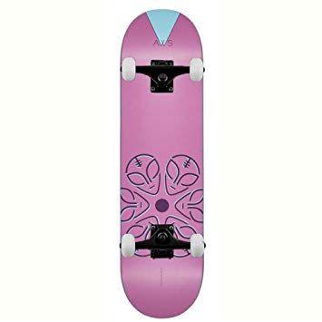 Pink Alien Logo - Alien Workshop Skateboards Logo Watcher Large Complete Skateboard