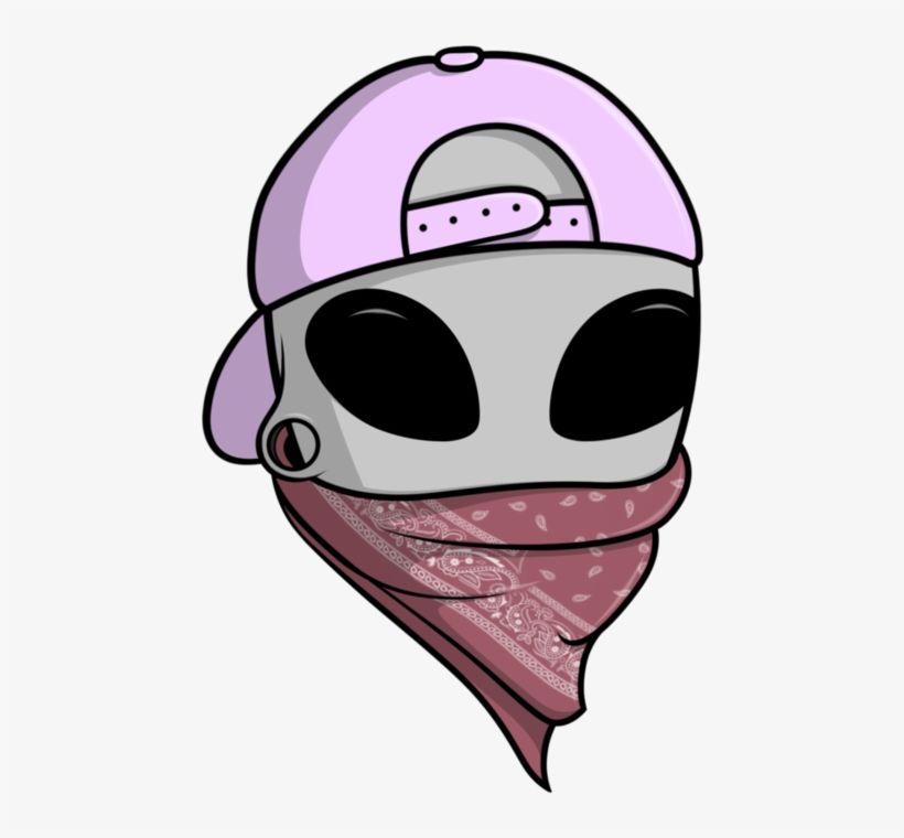 Pink Alien Logo - Gangsta Logo By Mariobli Logo Png Transparent PNG