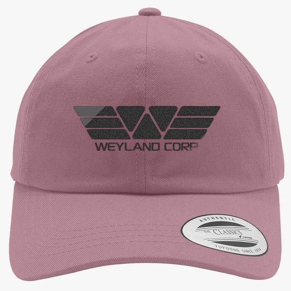 Pink Alien Logo - Weyland Yutani corp Marine Alien Logo Cotton Twill Hat (Embroidered ...