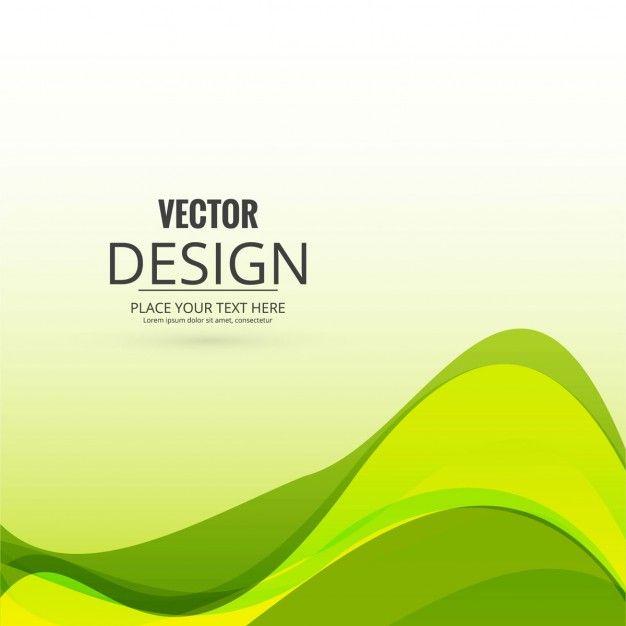 Yellow and Green Wavy Logo - Green wavy background - Vector Picker