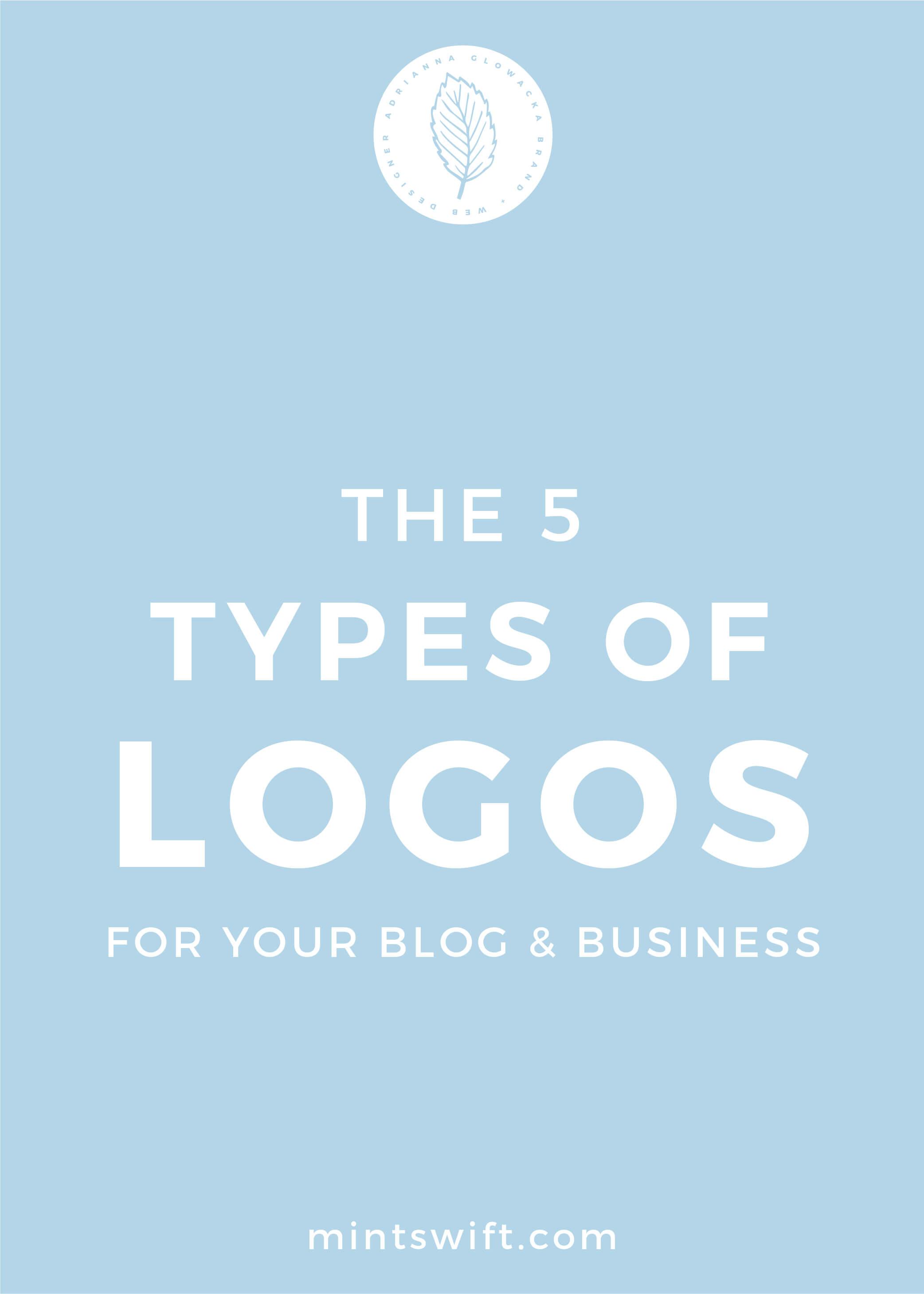 Business Blog Logo - The 5 Types of Logos for Your Blog & Business - MintSwift