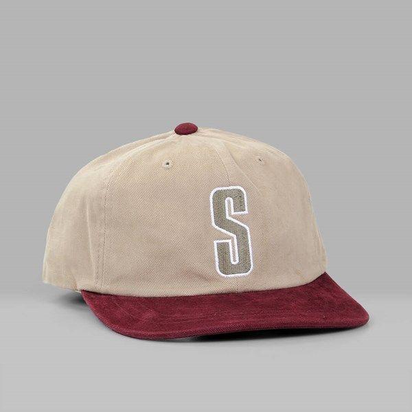 Stussy S Logo - STUSSY VINTAGE S LOGO STRAPBACK CAP TAN